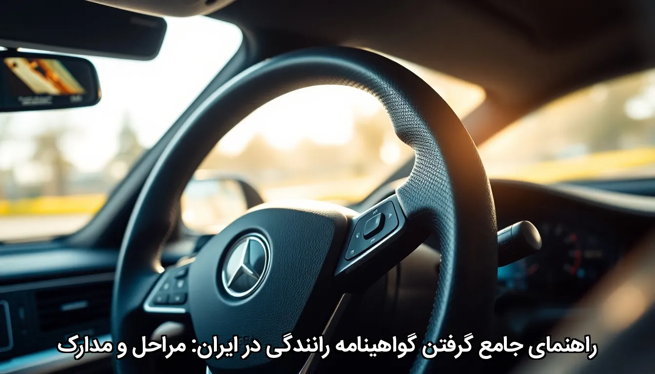 راهنمای جامع گرفتن گواهینامه رانندگی در ایران: مراحل و مدارک