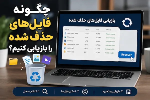 چگونه فایلهای حذف شده را بازیابی کنیم
