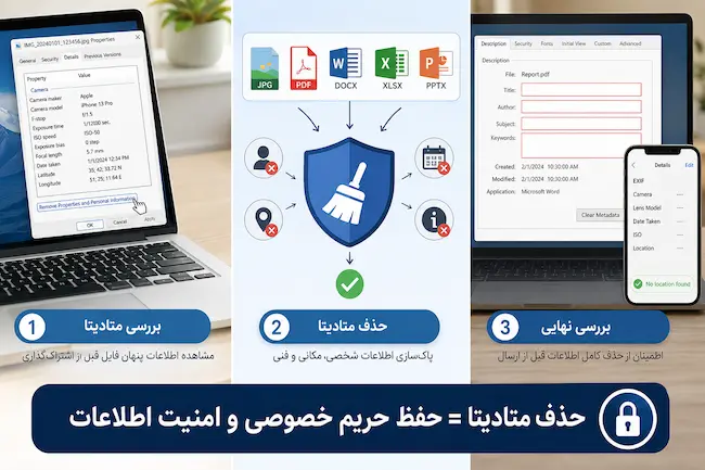حذف متادیتا فایل
